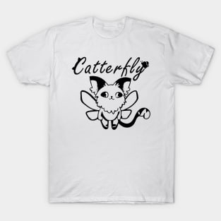 Cat X Butterfly AKA CATTERFLY | Cat and Butterfly T-Shirt